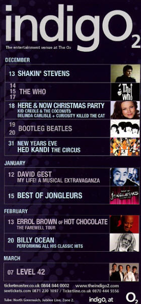 The Who - Indigo2 - December 2008 UK