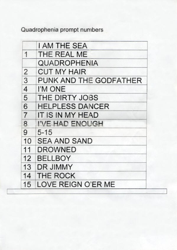 The Who - March 30, 2010 - Royal Albert Hall - London, UK Setlist