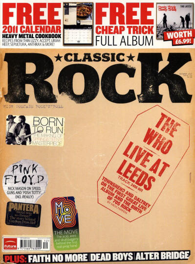 The Who - UK - Classic Rock - December, 2010 (Outer Cover)