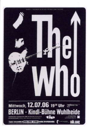 The Who - Mini Poster Post Cards - 2011 UK