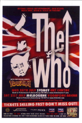 The Who - Mini Poster Post Cards - 2011 UK