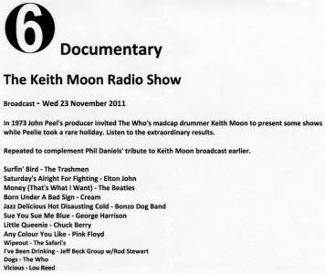 The Keith Moon Radio Show