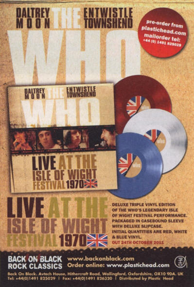 The Who - Live At The Isle Of Wight Festival 1970 - 2011 UK