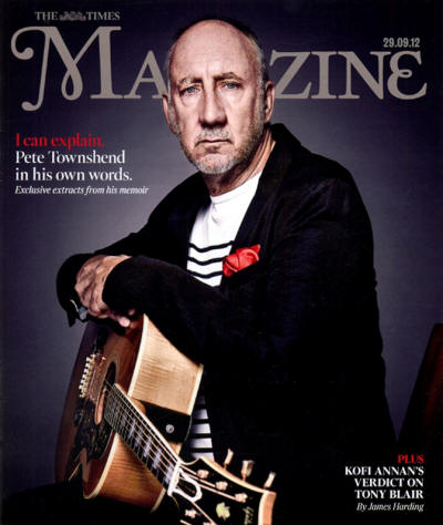 Pete Townshend - UK - The Times Magazine - September 29, 2012