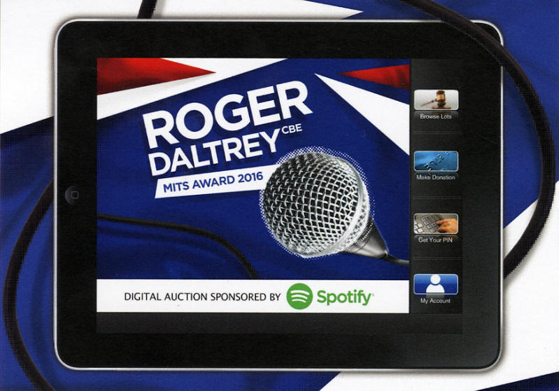 The Who - Roger Daltrey 2016 Music Industry Trusts (MITS) Award: 