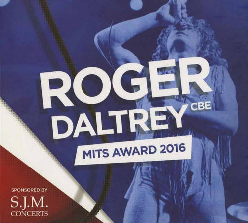 The Who - Roger Daltrey 2016 Music Industry Trusts (MITS) Award: 