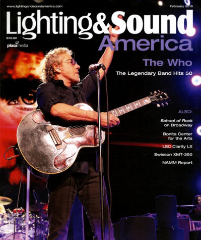 Roger Daltrey - USA - Lighting & Sound - February, 2016