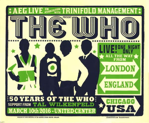The Who - United Center - March 10, 2016 - Chicago, IL, USA