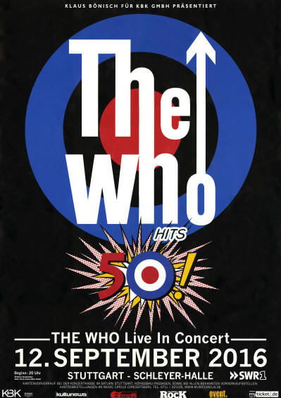 The Who - Schleyer-Halle - September 12, 2016 - Stuttgart, Germany (Promo)