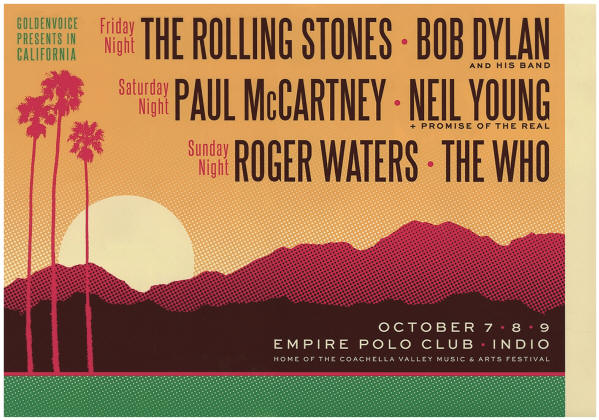 The Who - Coachella / Empire Polo Club - October 07 - 09, 2016 - Indio, CA (Promo)