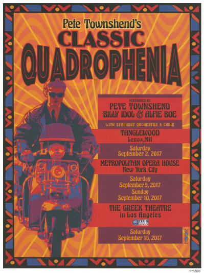 Pete Townshend - Classic Quadrophenia - September, 2017 - USA