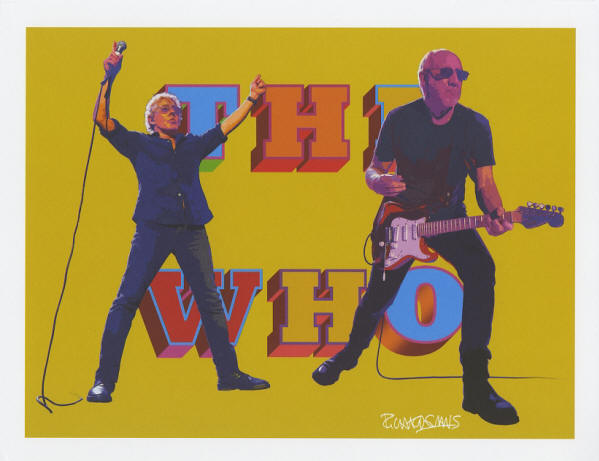 The Who - 2017 USA Lithograph Set