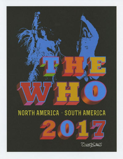 The Who - 2017 USA Lithograph Set