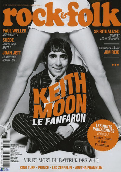 Keith Moon - France - Rock & Folk - October, 2018