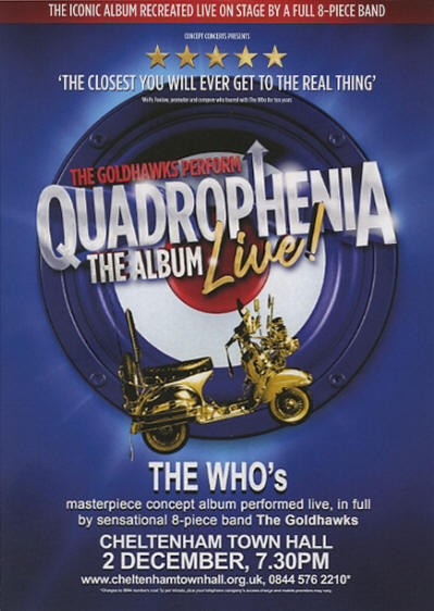 The Goldhawks - Quadrophenia - December 2, 2018 UK Flyer