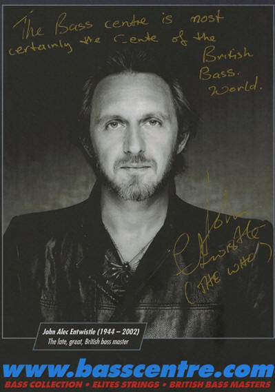 John Entwistle - Bass Centre - 2019 UK