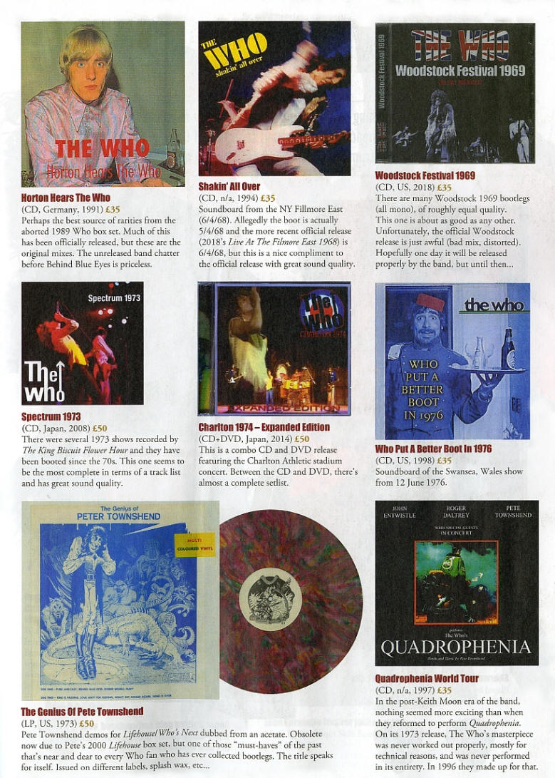 The Who - Record Collector Magazine - The Who Special Edition - February, 2021