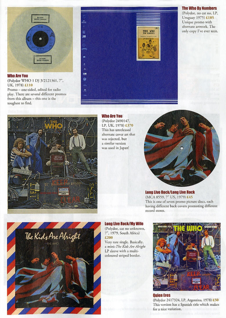 The Who - Record Collector Magazine - The Who Special Edition - February, 2021