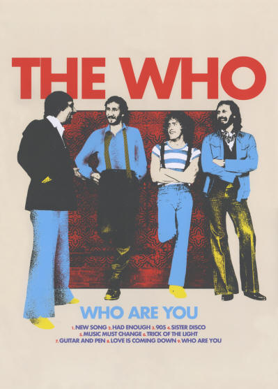 The Who - Who Are You - 2025 UK Poster