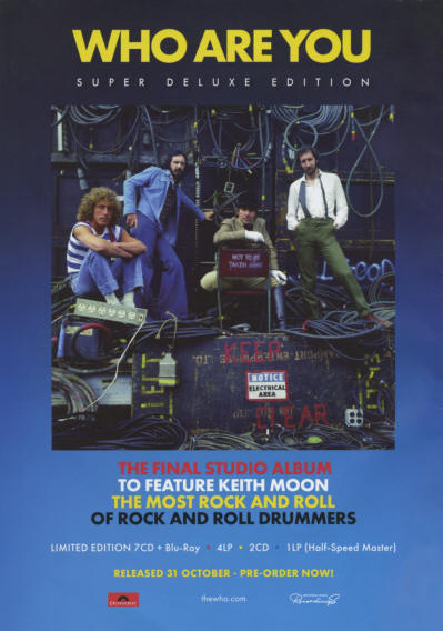 The Who - Who Are You Super Deluxe Edition Box Set - 2025 UK Ad