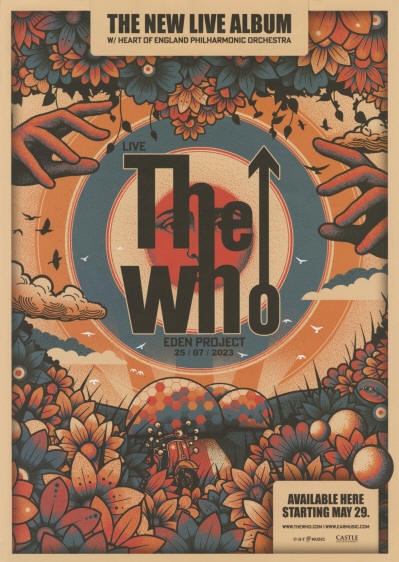 The Who - Eden Project - 25 / 07 / 2023 - 2026 UK Poster