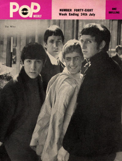 The Who - UK - Pop Weekly - July 24, 1965 (Back Cover)