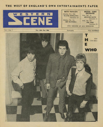 The Who - UK - Western Scene - November 26 - December 10, 1965