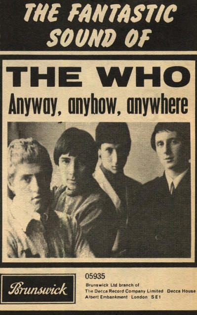The Who - Anyway, Anyhow, Anywhere - 1965 UK