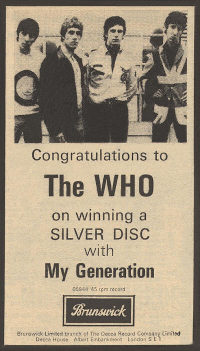 The Who - My Generation - 1965 UK