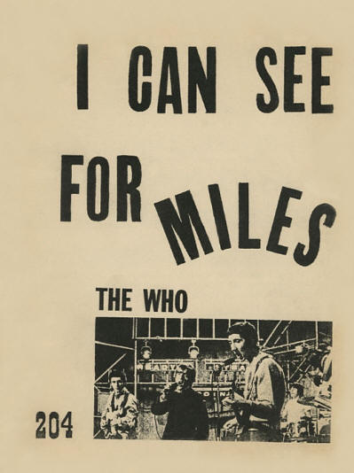 The Who - Australia - I Can See For Miles - 1967 