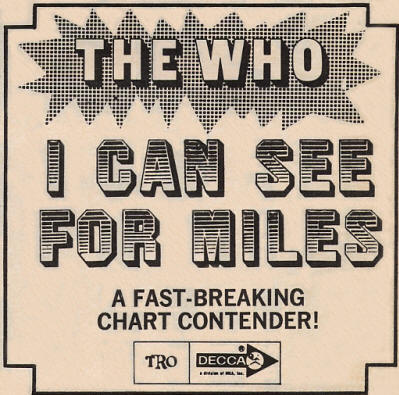 The Who - I Can See For Miles - 1967 USA