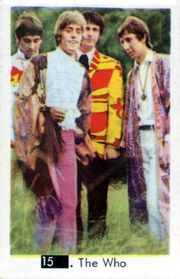 The Who - 1967 Sweden Card