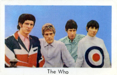 The Who - 1967 Sweden Card