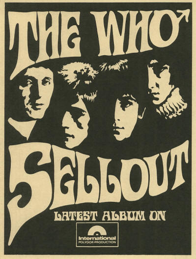 The Who - The Who Sell Out - 1968 Australia Flyer