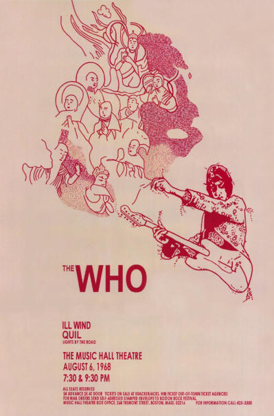 The Who - Music Hall Theatre, Boston, MA - August 6, 1968 (Reproduction)