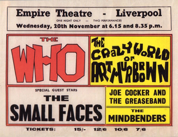 The Who - Liverpool Empire, UK - November 20, 1968 (Reproduction)