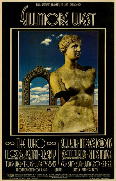 The Who - Fillmore West, San Francisco, California, USA - June 17, 18,19, 1969