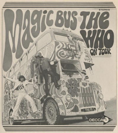 The Who - Magic Bus - 1969 USA Ad