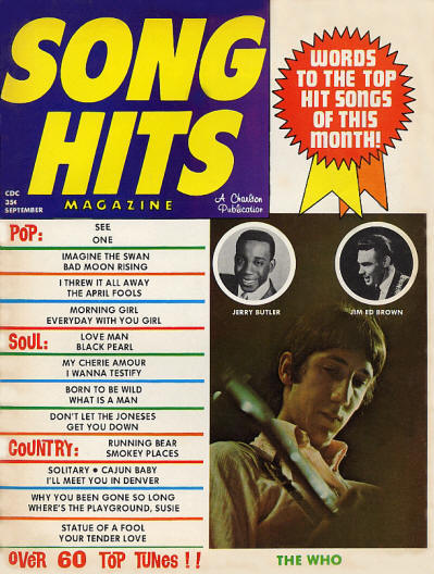 The Who - USA - Song Hits - September, 1969