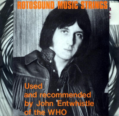 John Entwistle - Rotosound Strings 1969