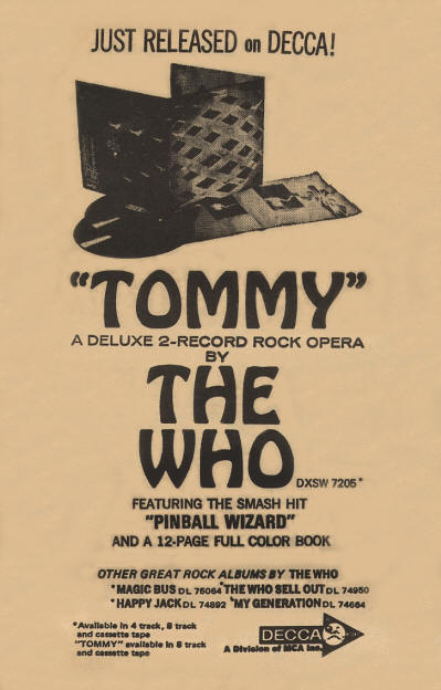 The Who - Tommy - 1969 USA