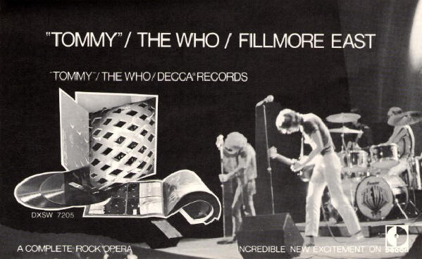 The Who - Tommy / The Who / Fillmore East - 1969 USA