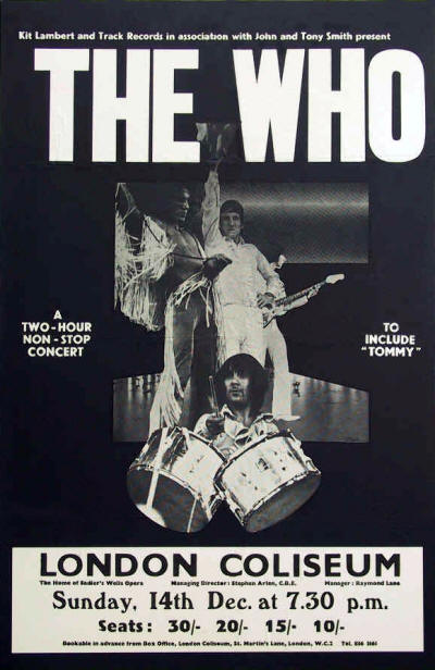 The Who - London Coliseum - December 14, 1969 UK (Reproduction)