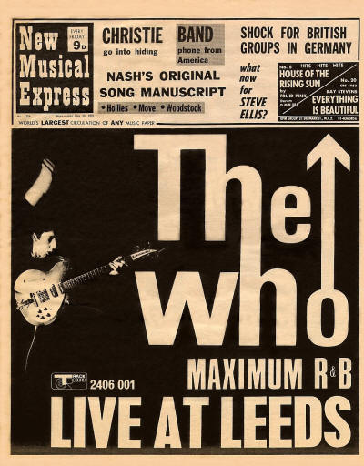 The Who - UK - NME - May 23, 1970 
