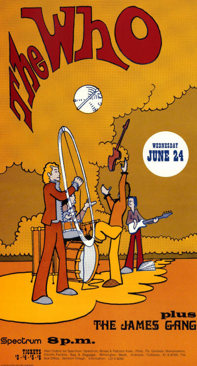 The Who - Philadelphia Spectrum, PA - June 24, 1970 (Reproduction)