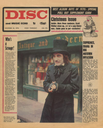 Keith Moon - UK - Disc and Music Echo - December 26, 1970 