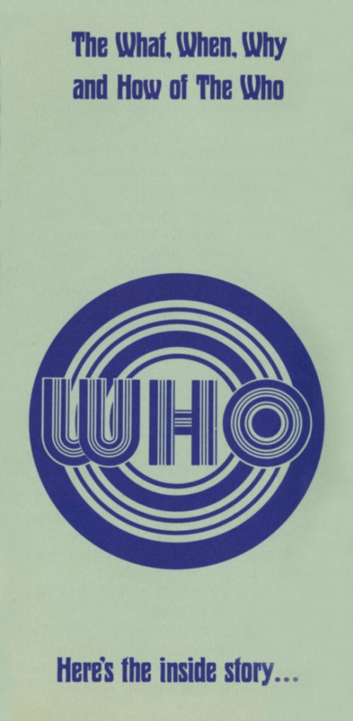 The Who - 1971 USA Press Kit