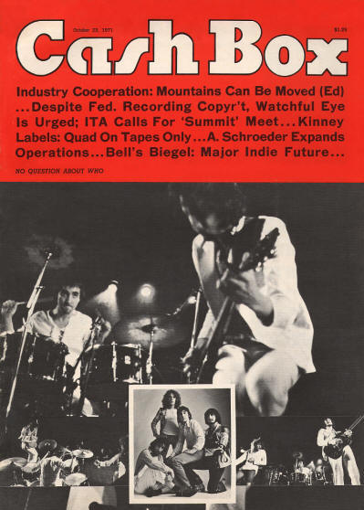 The Who - USA - Cash Box - October 23, 1971