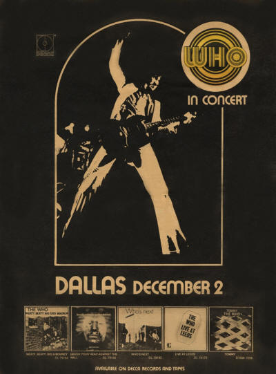 The Who - USA - Dallas - December 2, 1971
