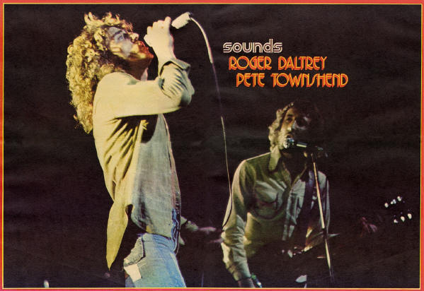 Roger Daltrey & Pete Townshend - 1971 UK - From Sounds 12/21/71